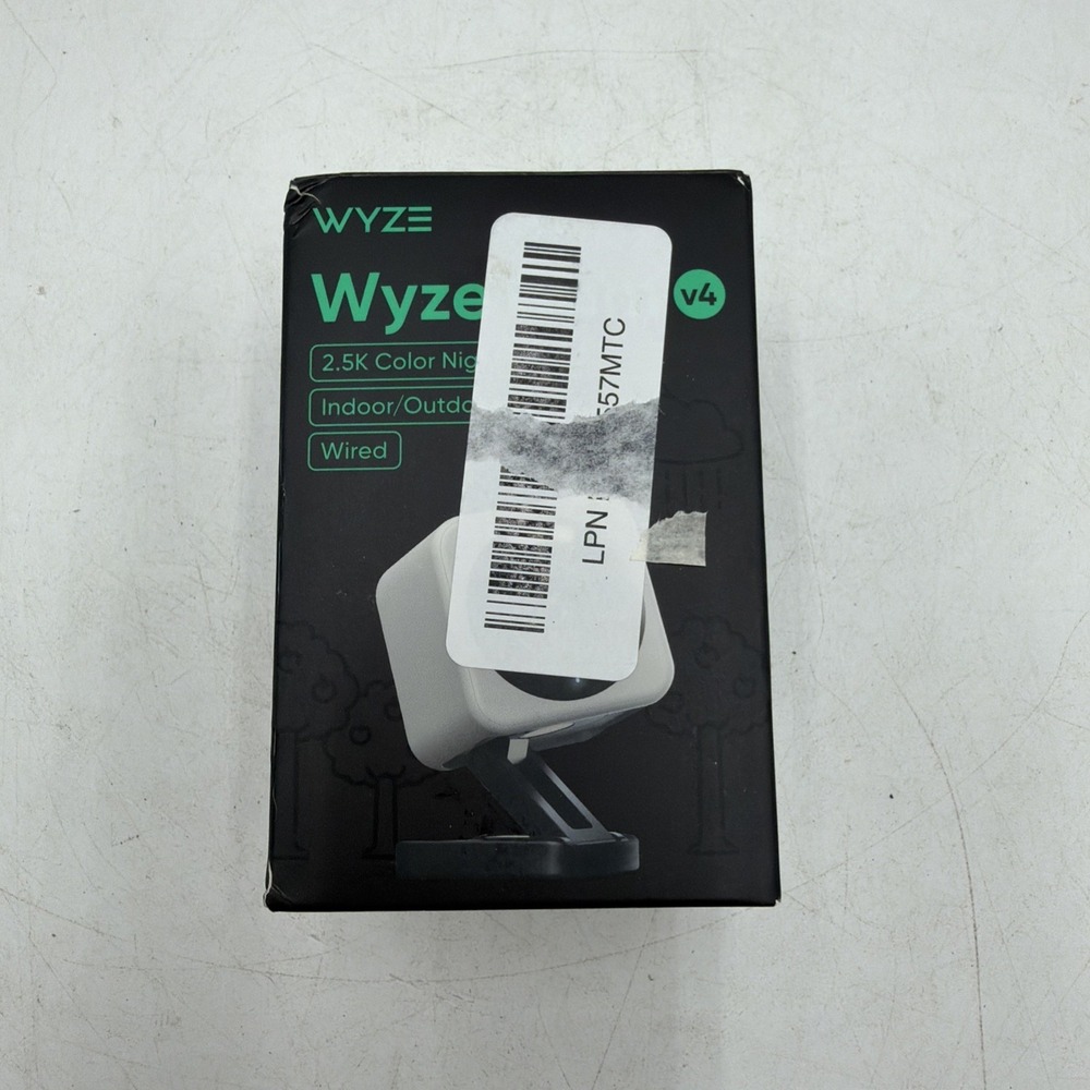 WYZE Cam v4 2.5K HD WiFi Smart Home Security Camera Open Box